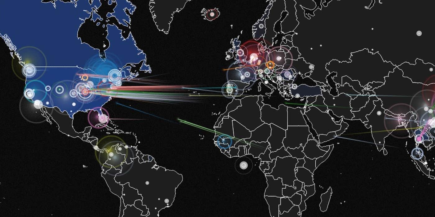 This map lets you watch DDoS attacks in real time | The Daily Dot