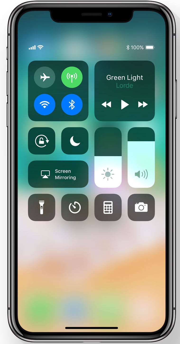 ios 11 control center