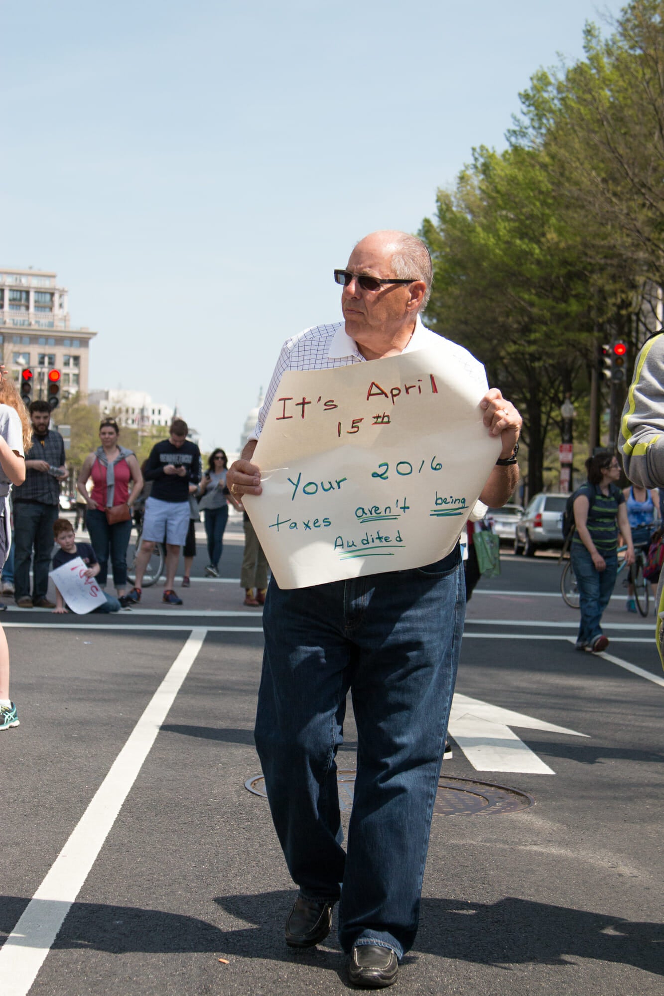 Tax Day protest against Trump