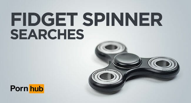 pornhub fidget spinners