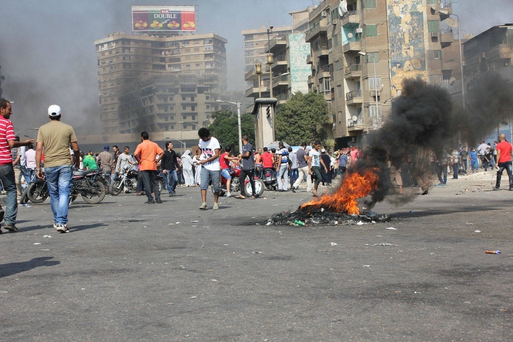 An American redditor in Egypt took these stunning protest photographs