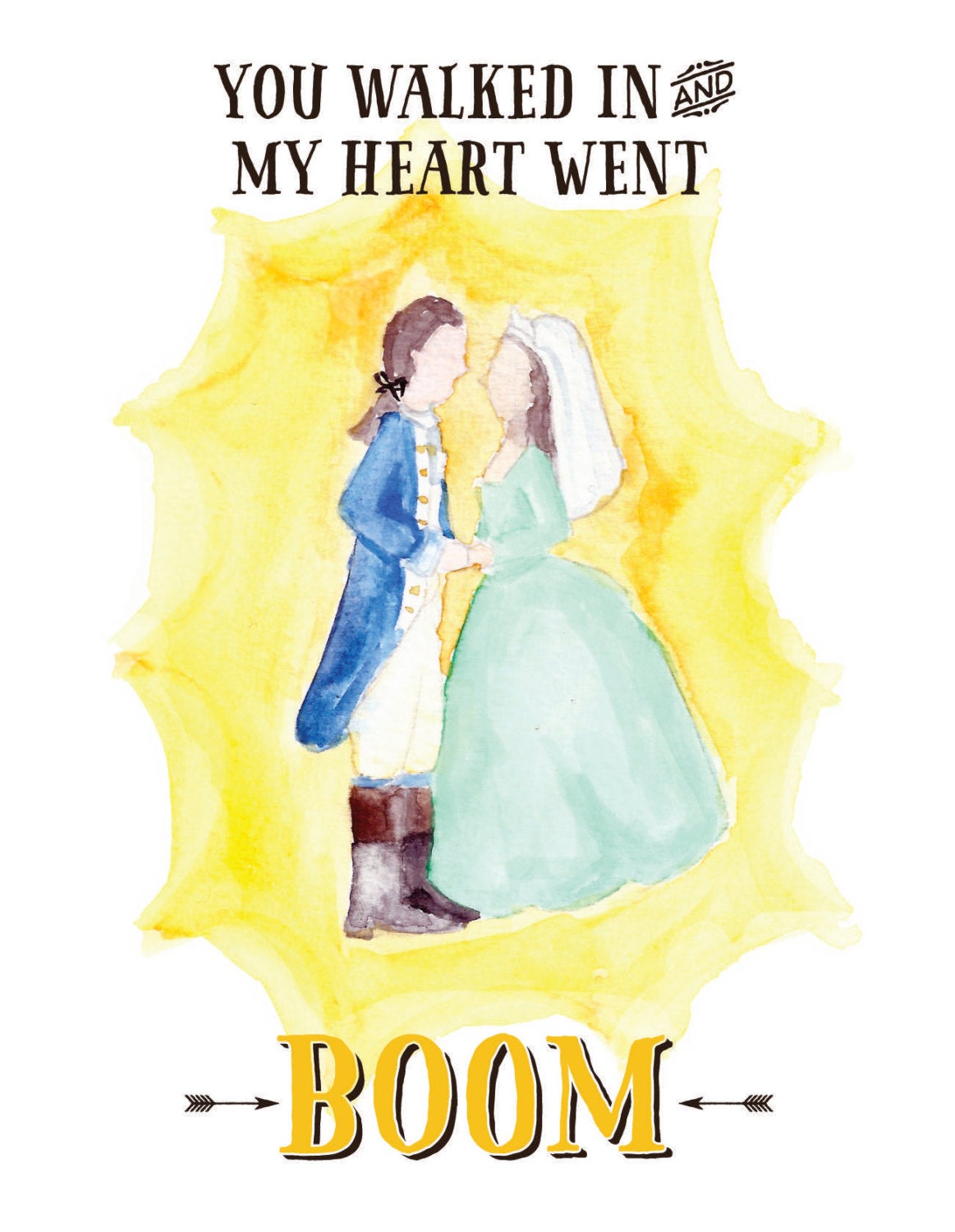 May you be satisfied with these 'Hamilton' Valentine's Day cards - The