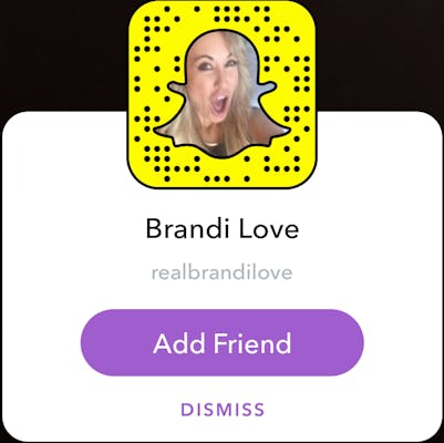 Brandi love snapchat name