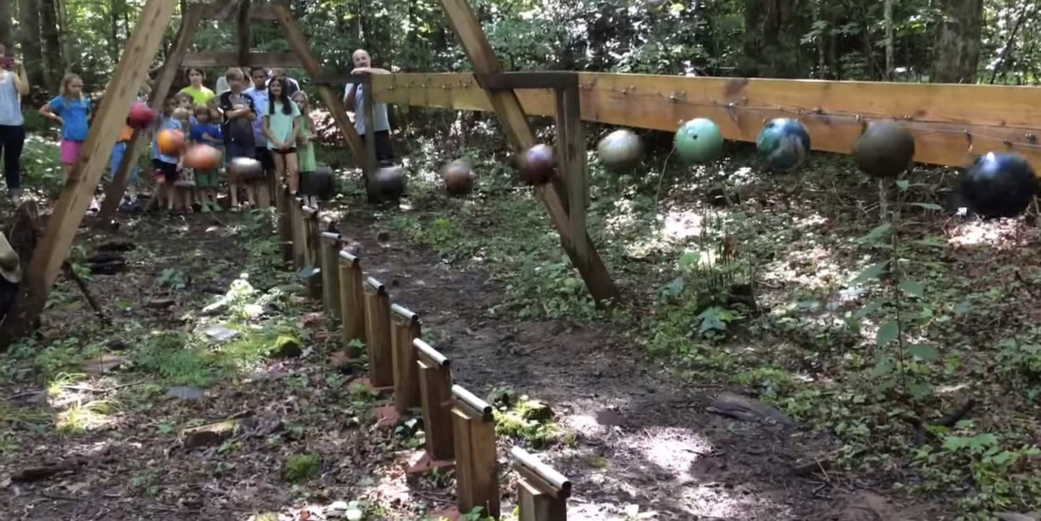 This bowling ball experiment demonstrates the beauty of physics The
