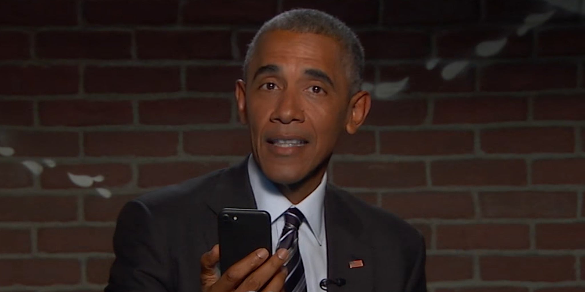 Obama Delivers the Perfect Mic Drop Over His Mean Tweets