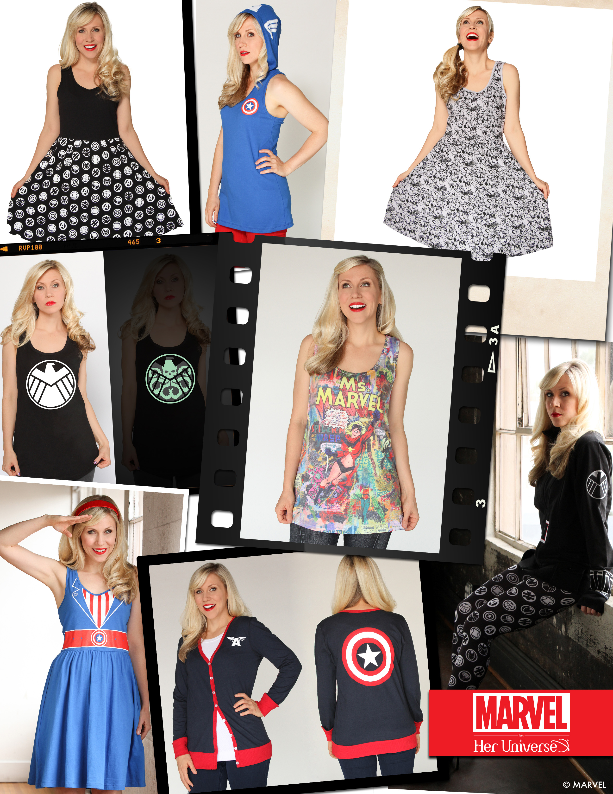 ladies marvel clothing