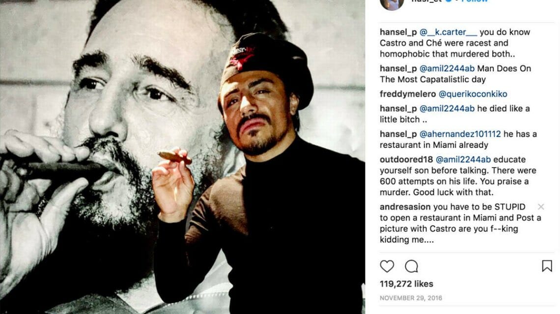 nusret gokce salt bae fidel castro instagram