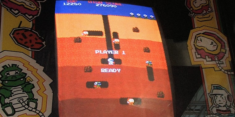 Dig Dug arcade game