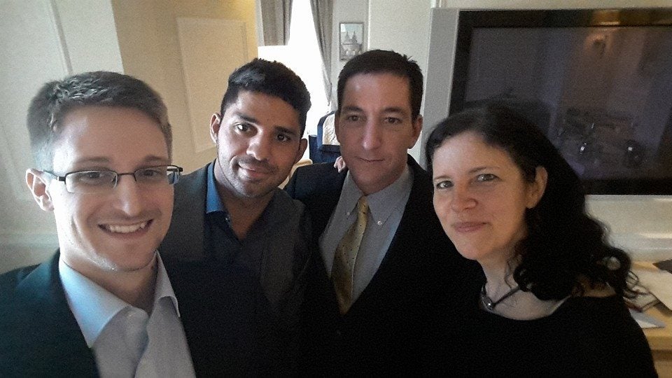 Snowden, David Miranda, Greenwald, Poitras