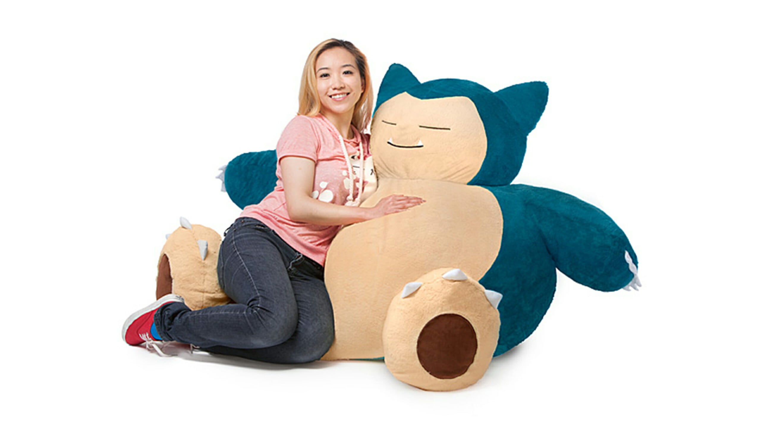The Snorlax bean bag chair perfect for sleepy little trainers