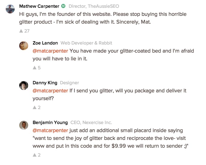 sur Styring Catena Creator of 'Ship Your Enemies Glitter' service is really regretting his  idea - The Daily Dot