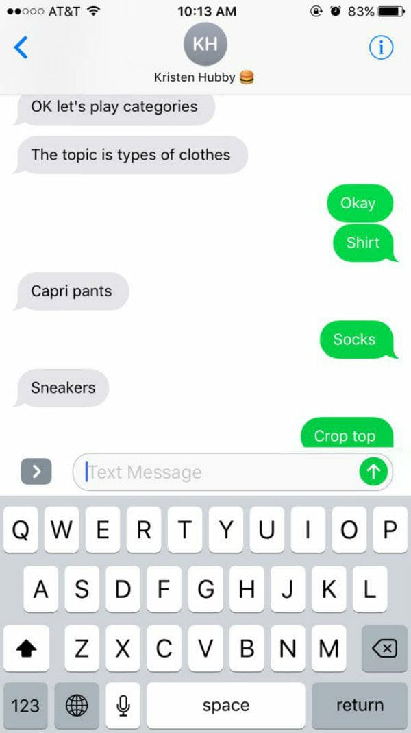 60+ Texting Games To Play With Friends