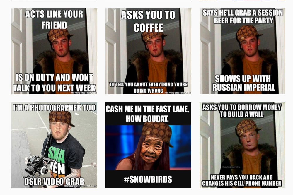 scumbag steve memes