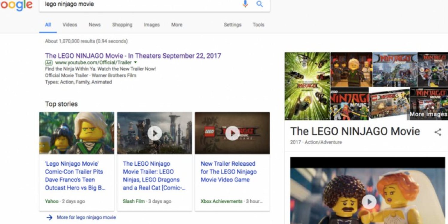 google autoplay videos search results