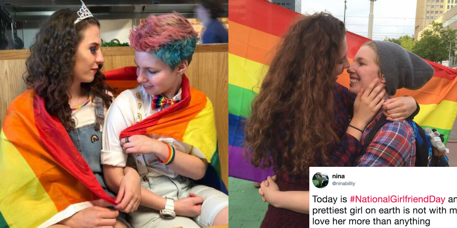 Queer women celebrating National Girlfriends Day