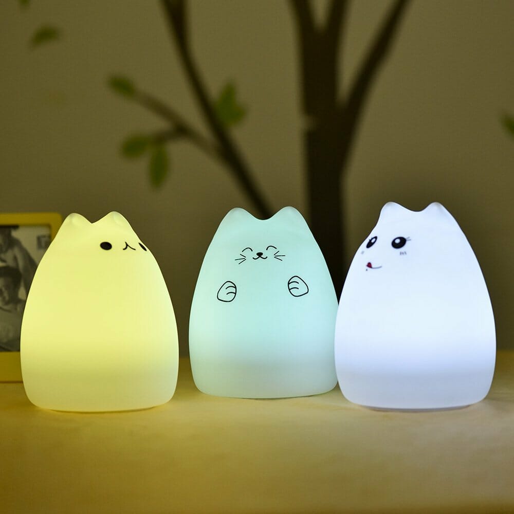 kitty LED night light