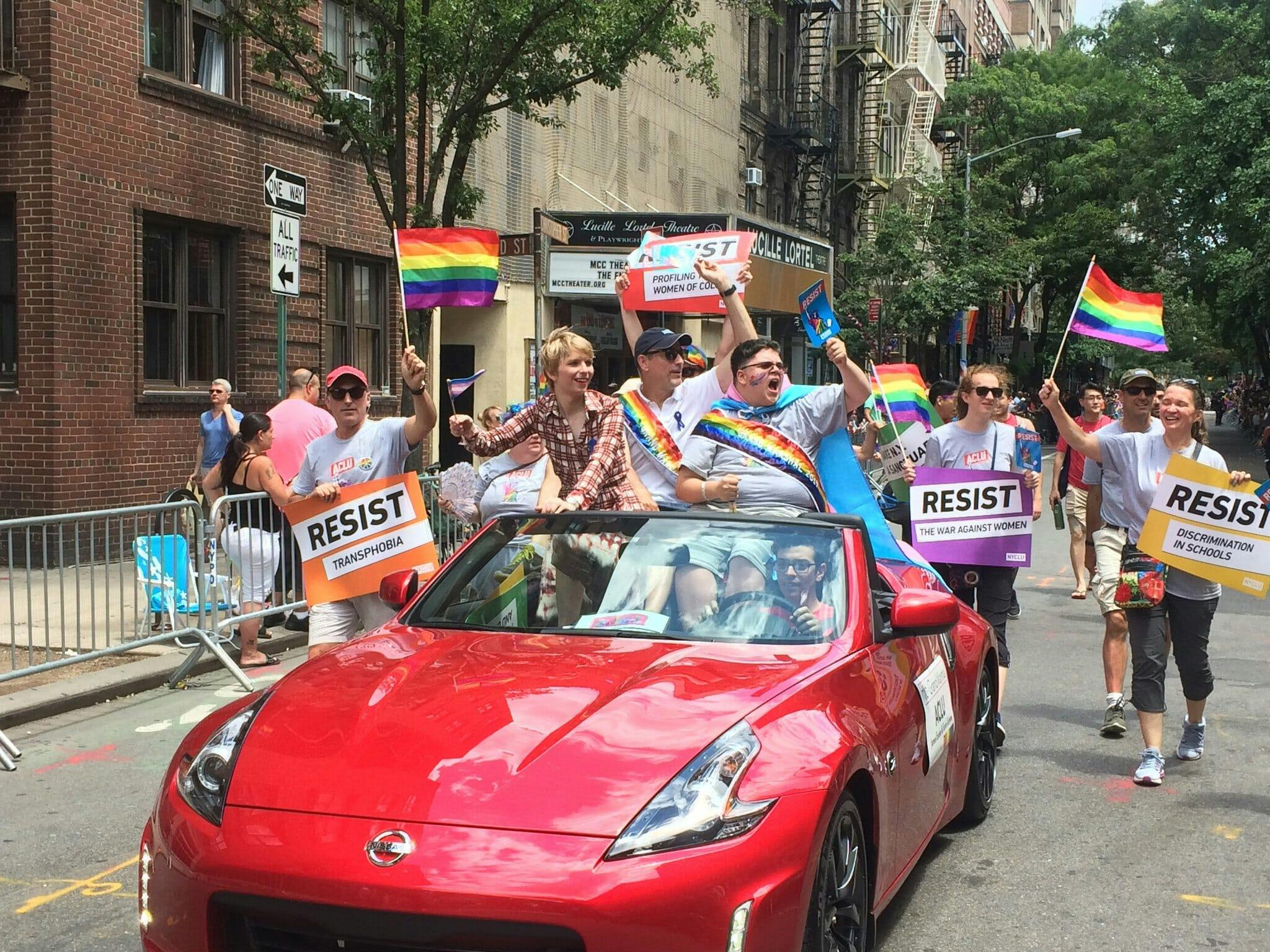 Chelsea Manning Attends Her First Post Prison Pride Parade 