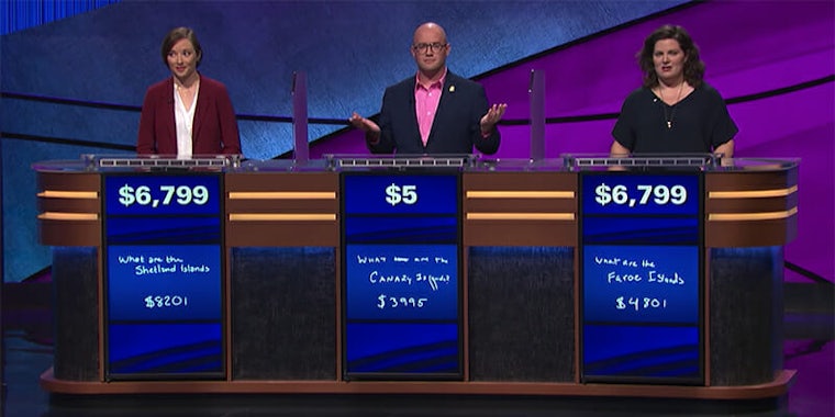 A 'Jeopardy!' tiebreaker clue was a rare event for the game show.