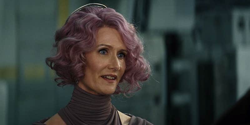 National Treasure Laura Dern Totally Made 'Pew' Sounds While Filming