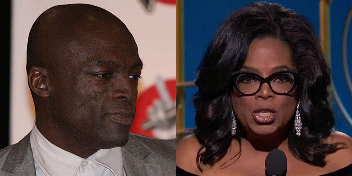 Seal and Oprah Winfrey