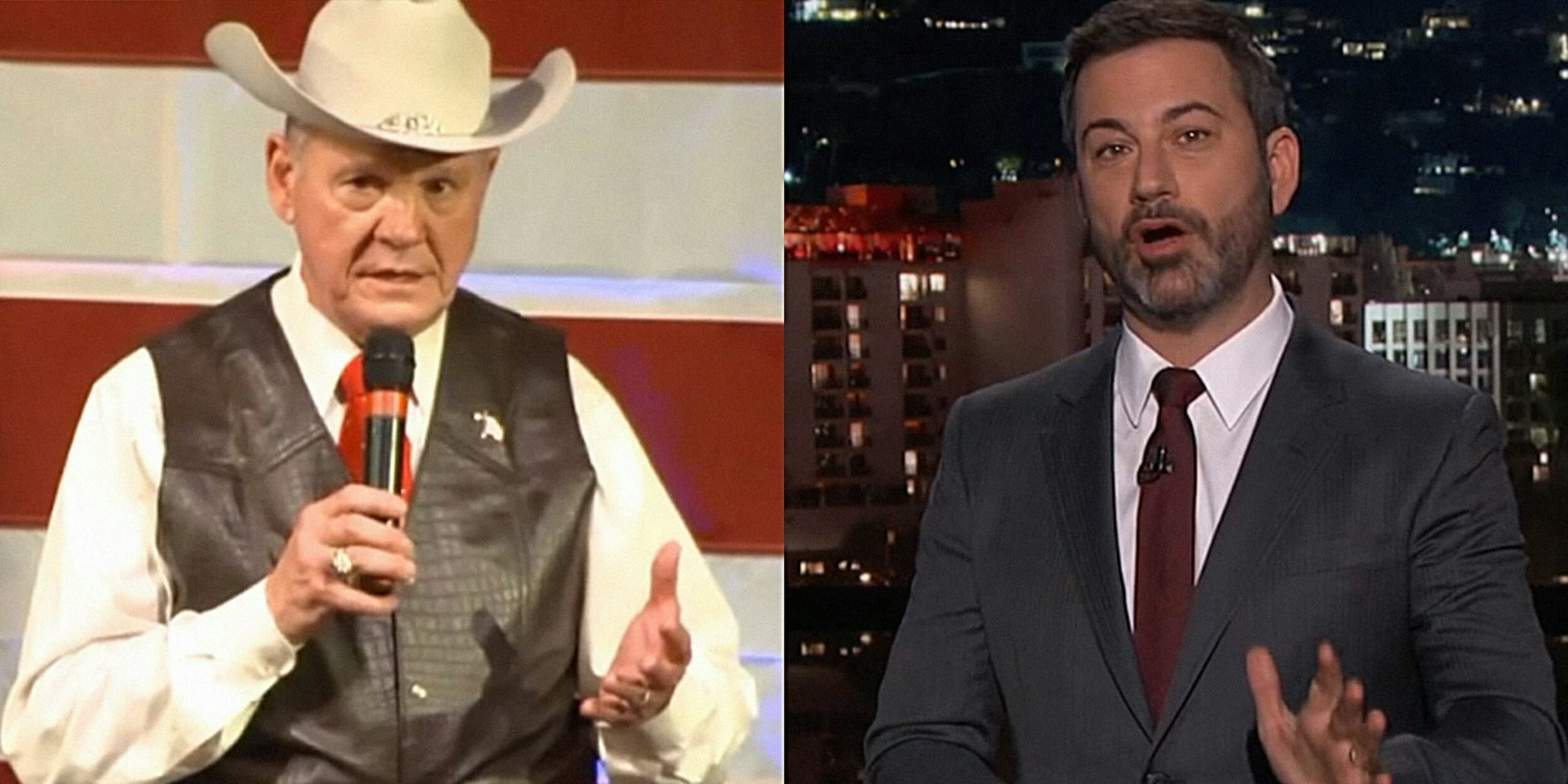 Roy Moore and Jimmy Kimmel