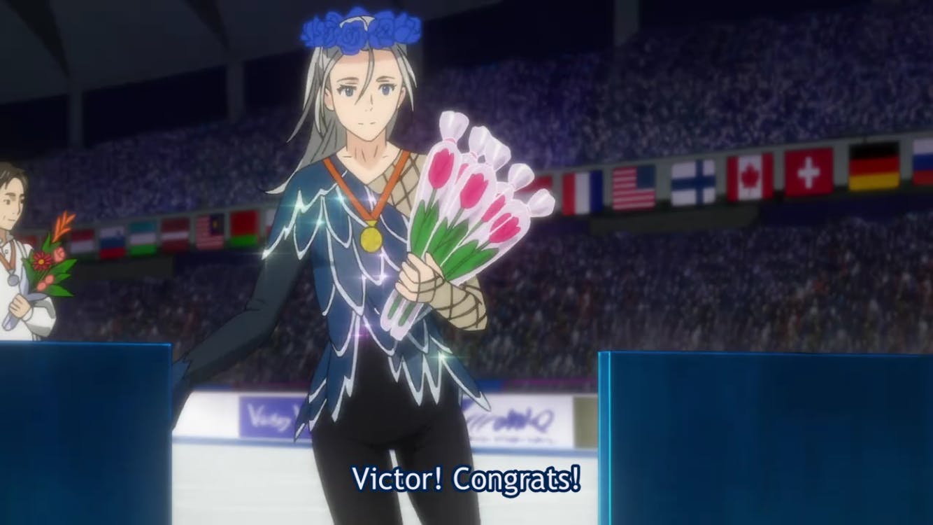 victor yuri flower crown