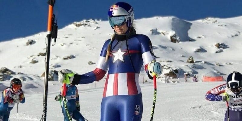 Marvel uniforms ski and snowboard team